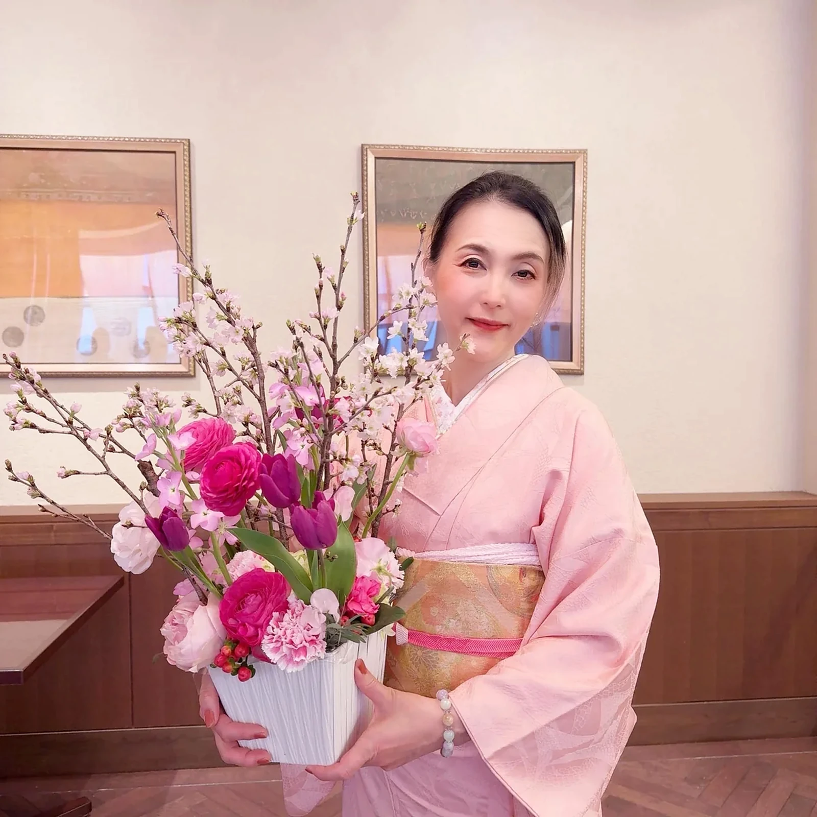 Portrait of Saya, in kimono